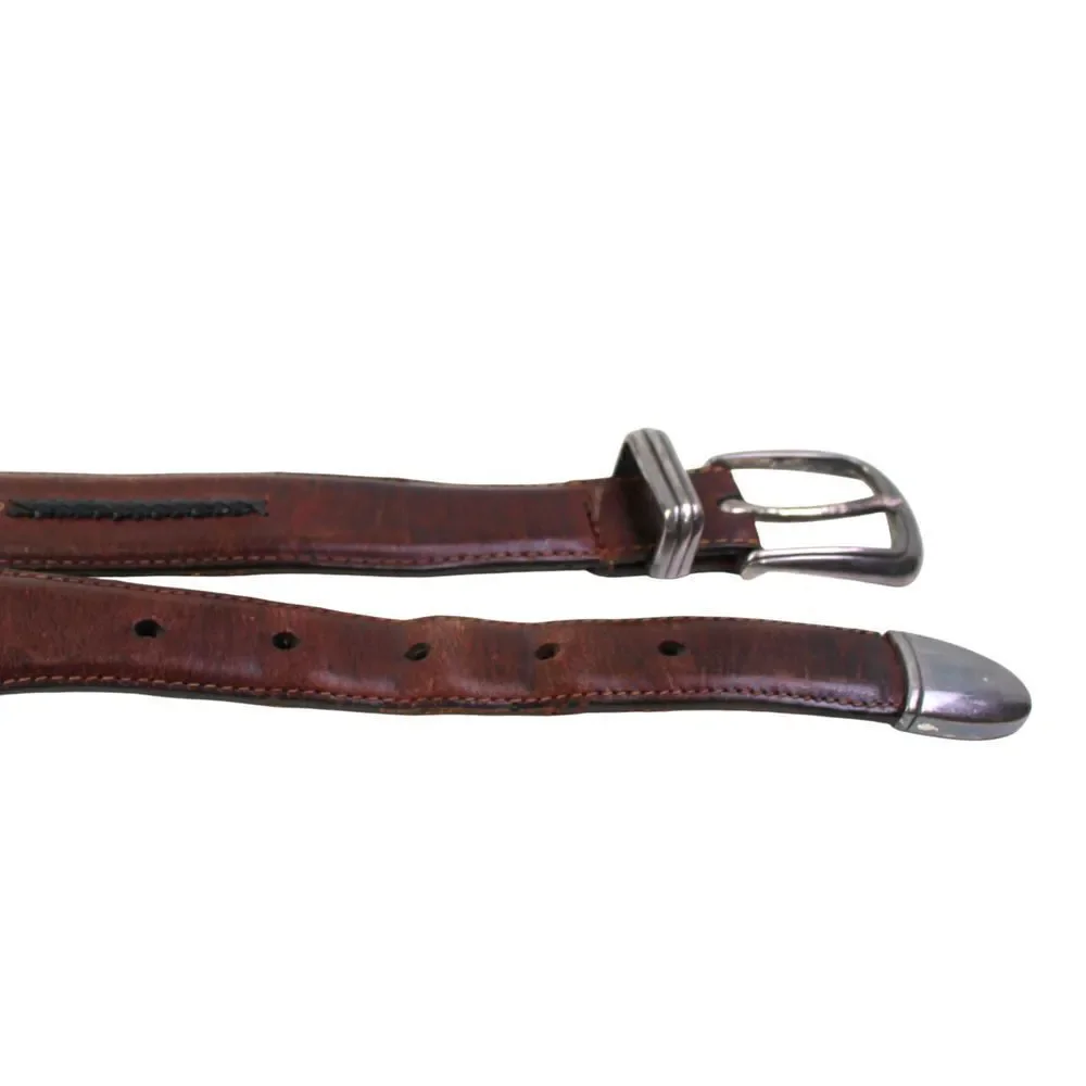 BRIGHTON BROWN BLACK GENUINE LEATHER 1 1/8